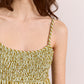 Dinah Cami Basil Stripe