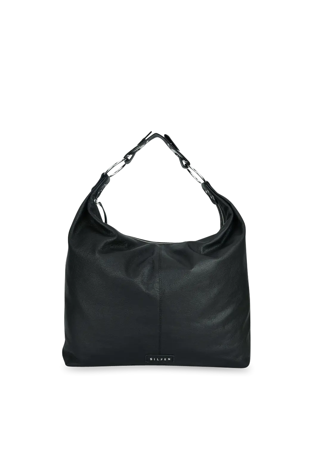 Stevie Shoulder Bag - Black Leather