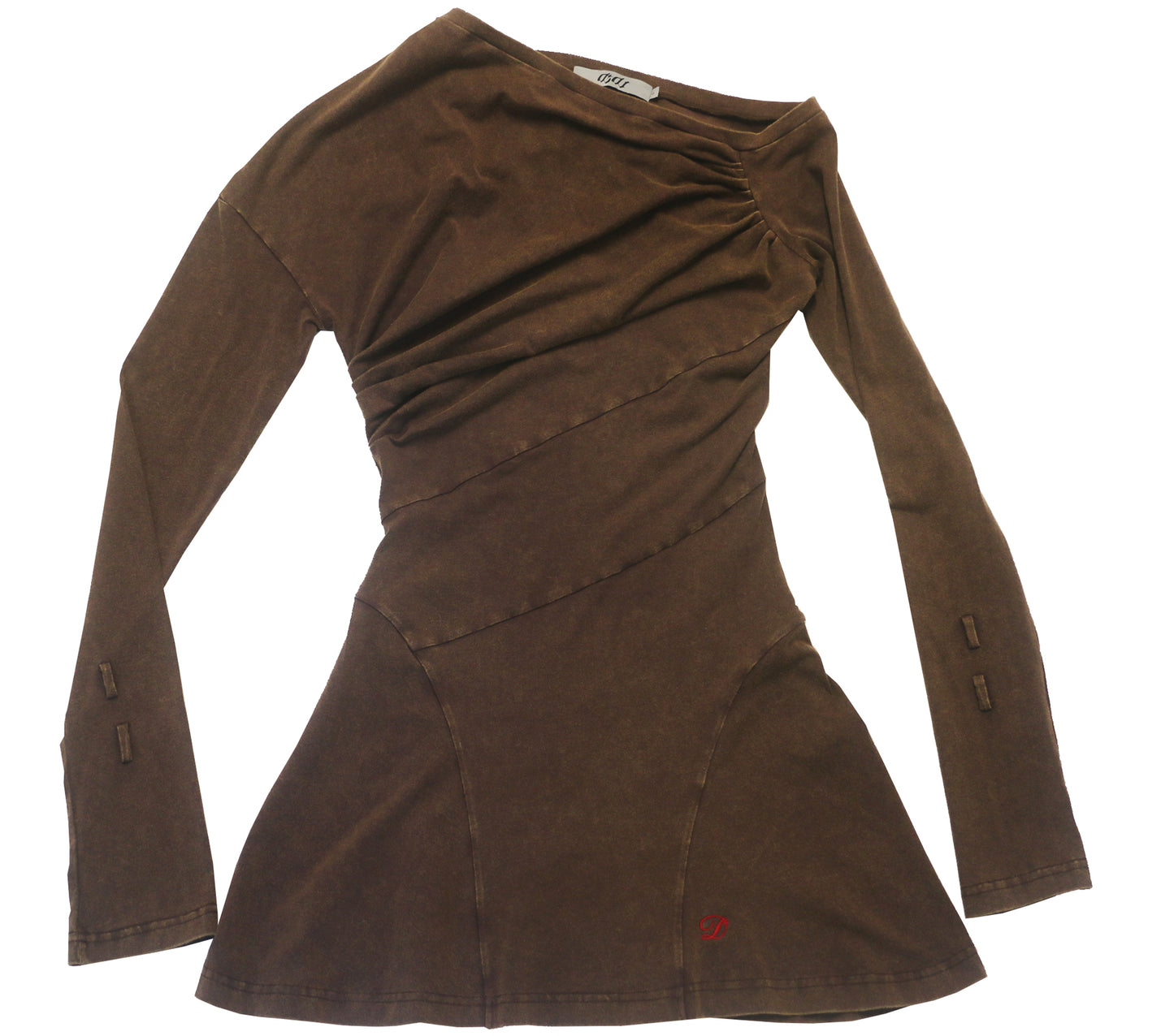 Two - Tonne Cut-Out Ruched Midi Dress