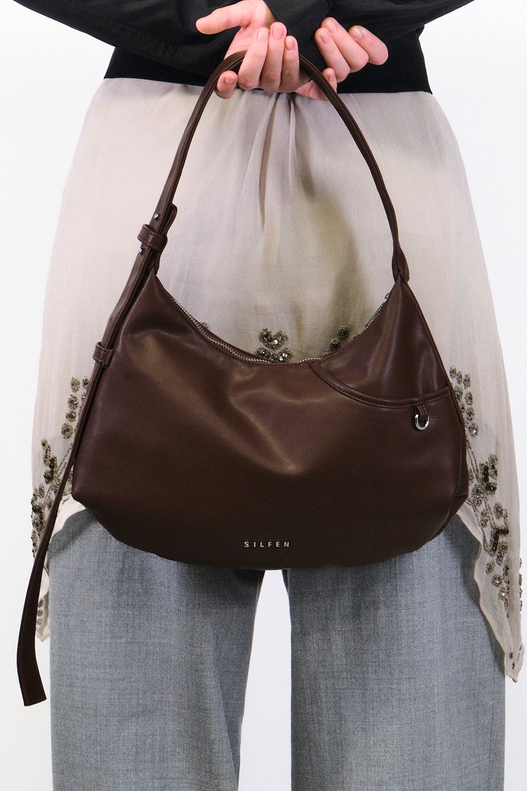 Debbie Shoulder Bag - Cocoa Brown
