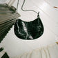 Debbie Shoulder Leather Bag Black