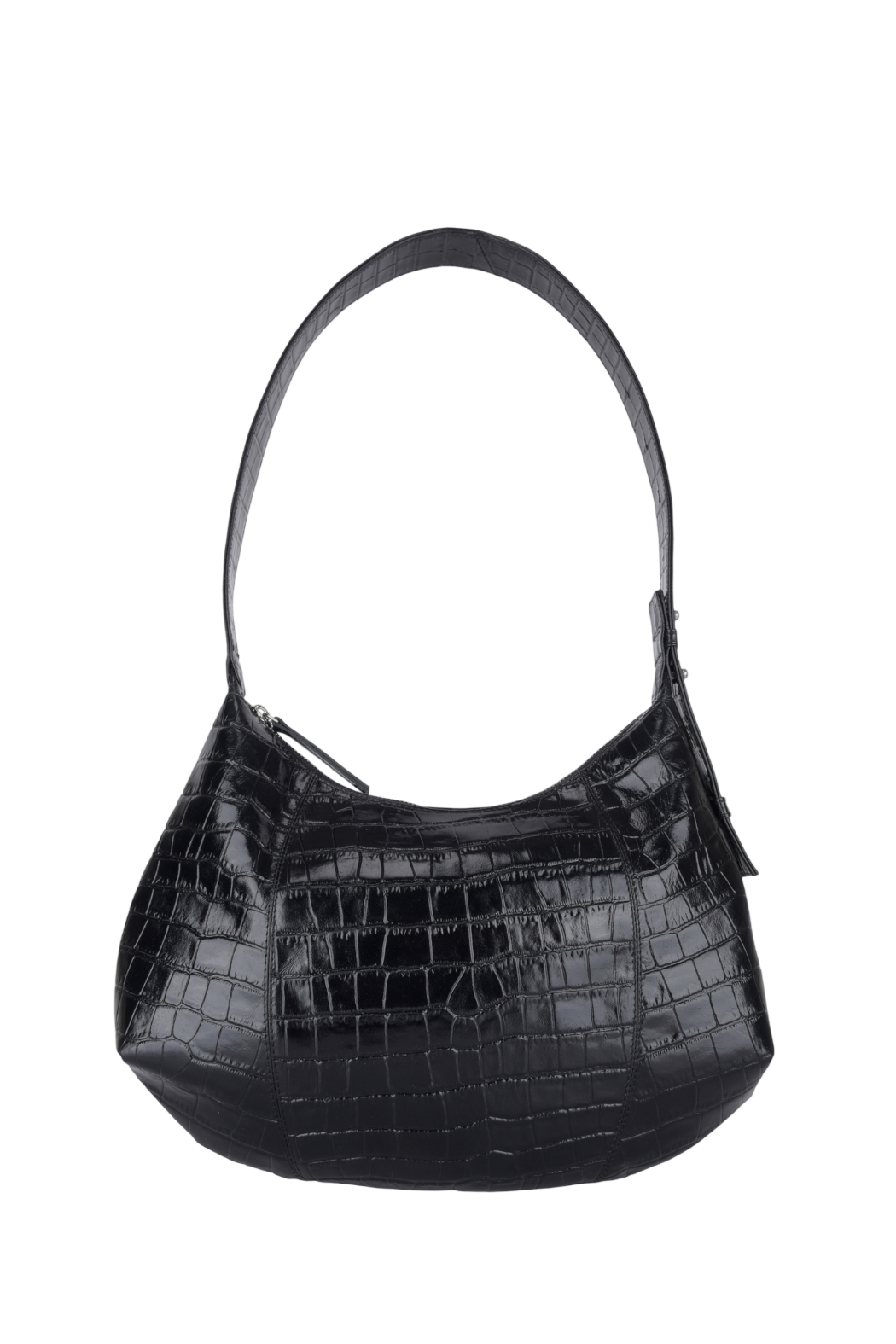 Debbie Shoulder Leather Bag Black