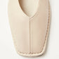 Sway Cream Leather Ballet Flats