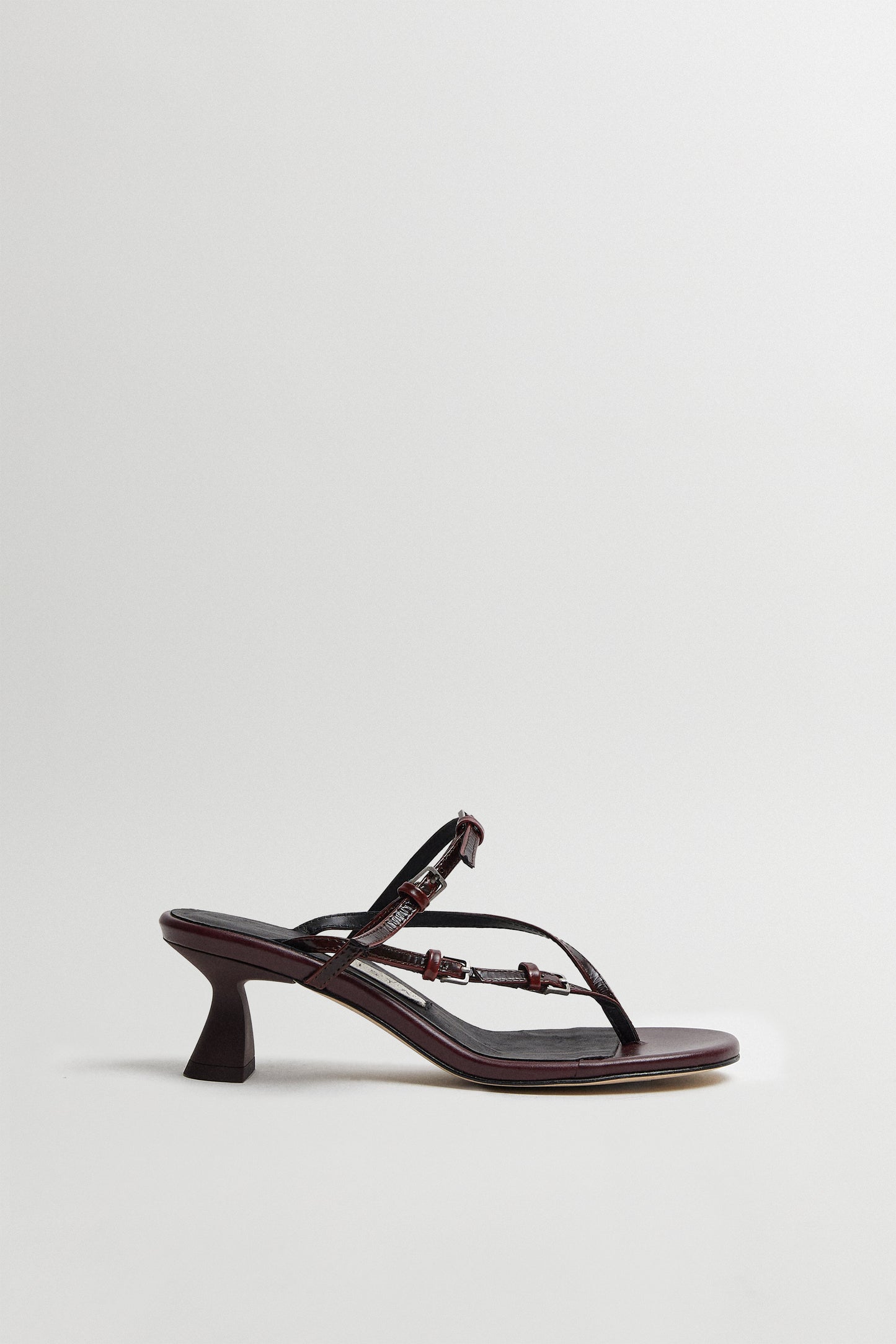 Abisai Brown Mini Buckled Sandals