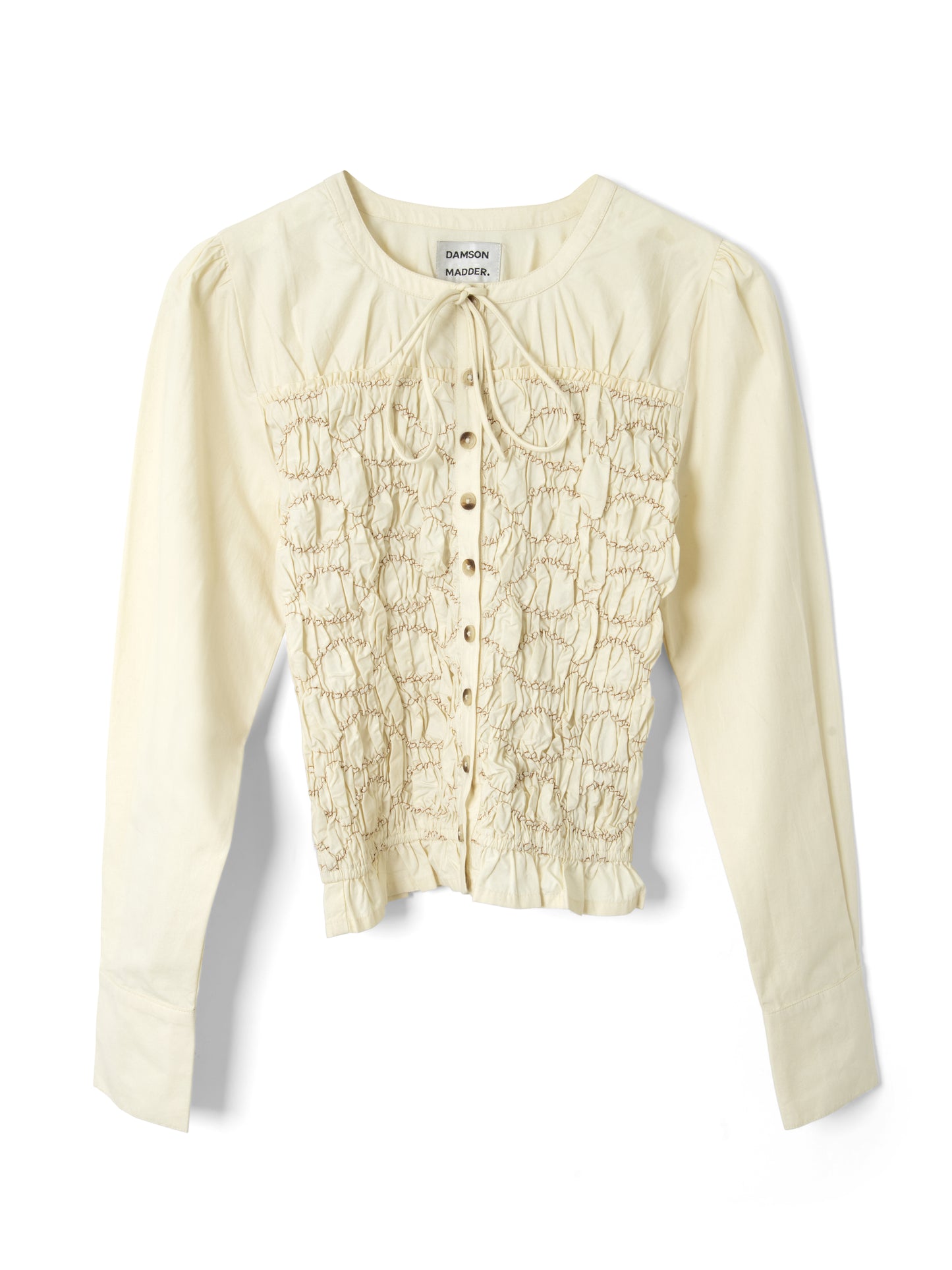 Elliana Smocked Cardi - Butter