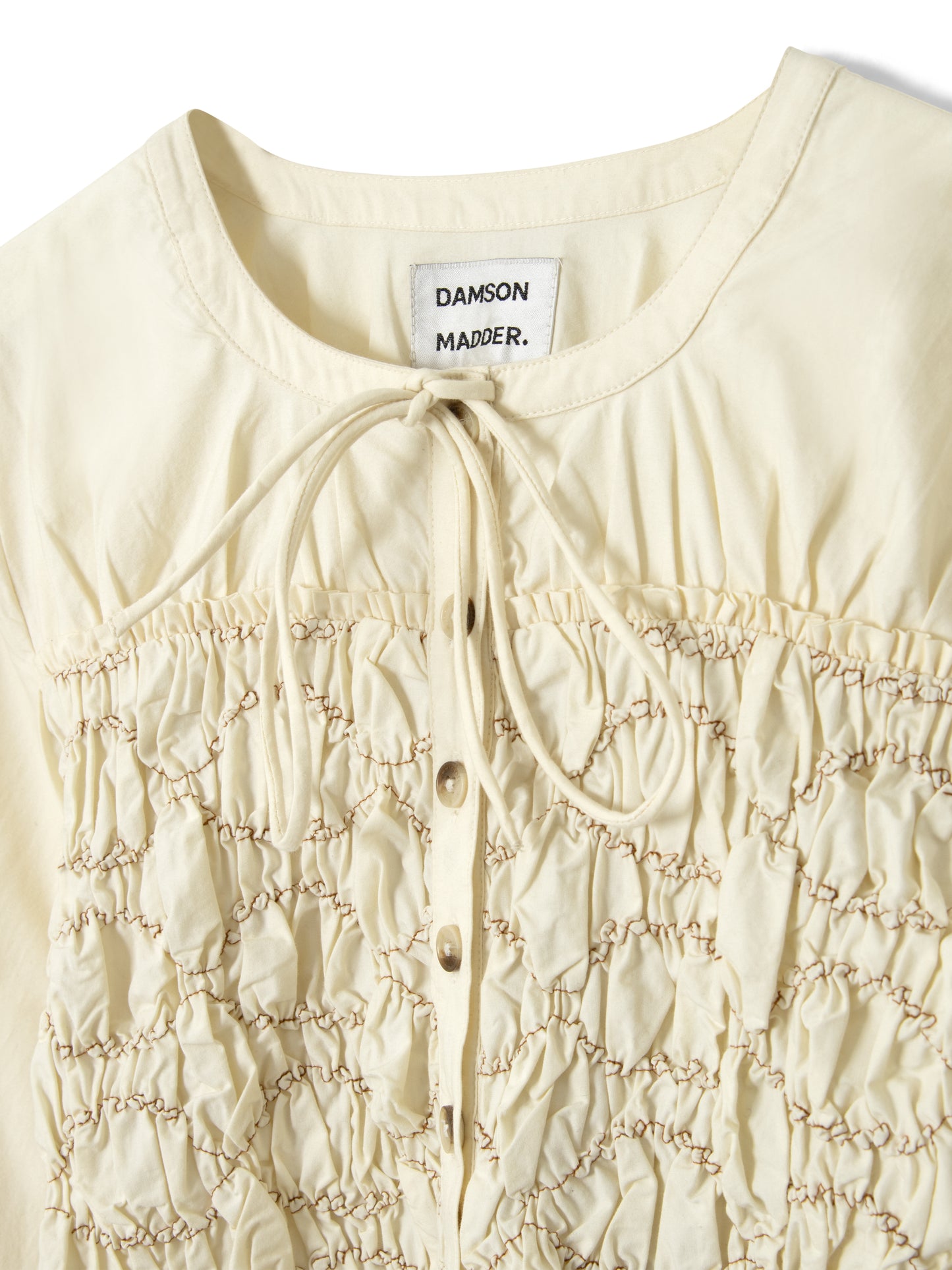 Elliana Smocked Cardi - Butter