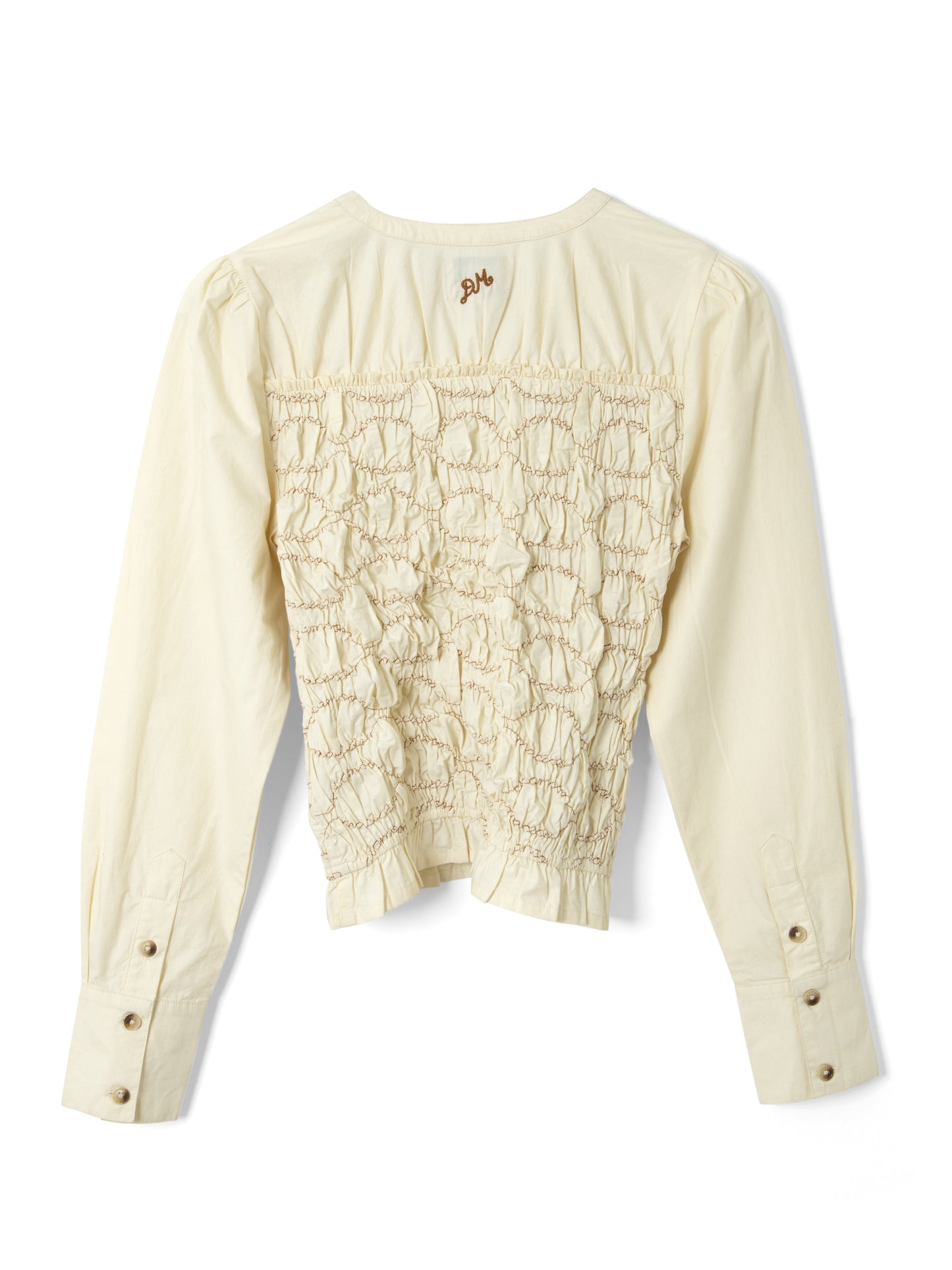 Elliana Smocked Cardi - Butter