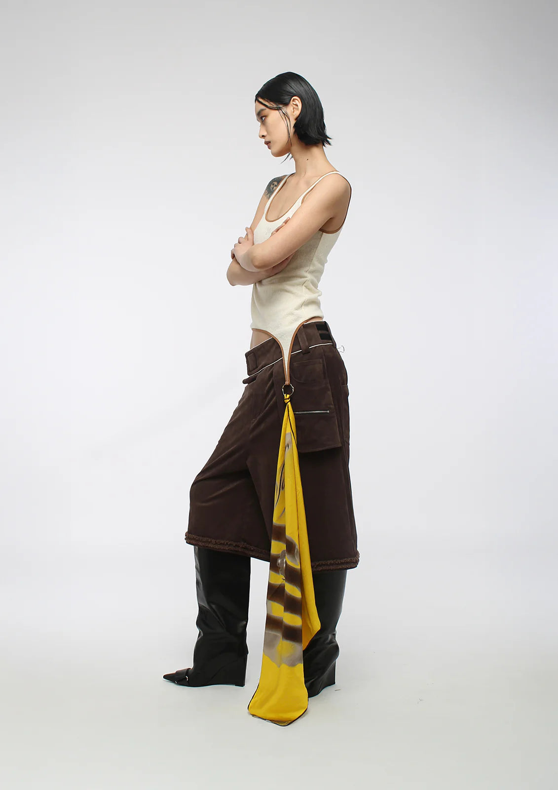 Long Sleeve Vest Two Piece Set