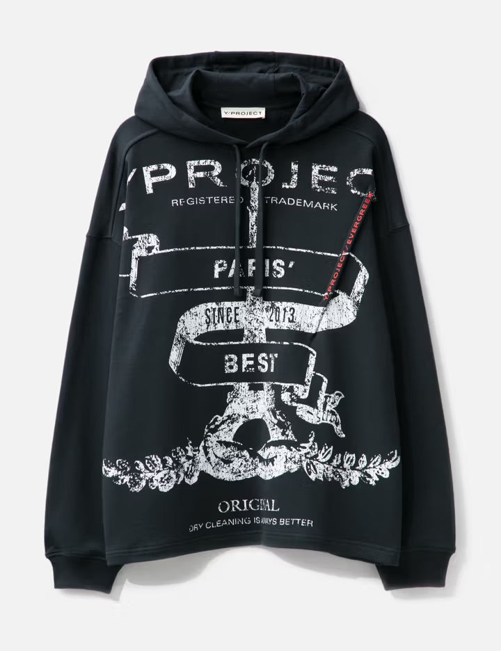 EVERGREEN PARIS' BEST PINCHED HOODIE