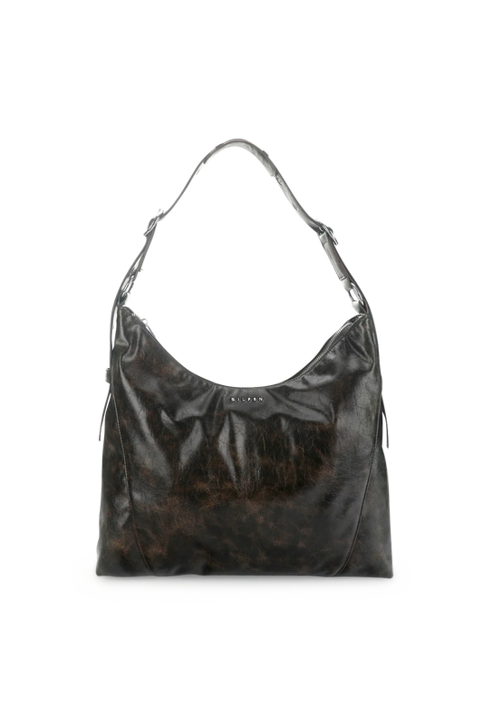 Ellie Crossbody - Brown Cracked