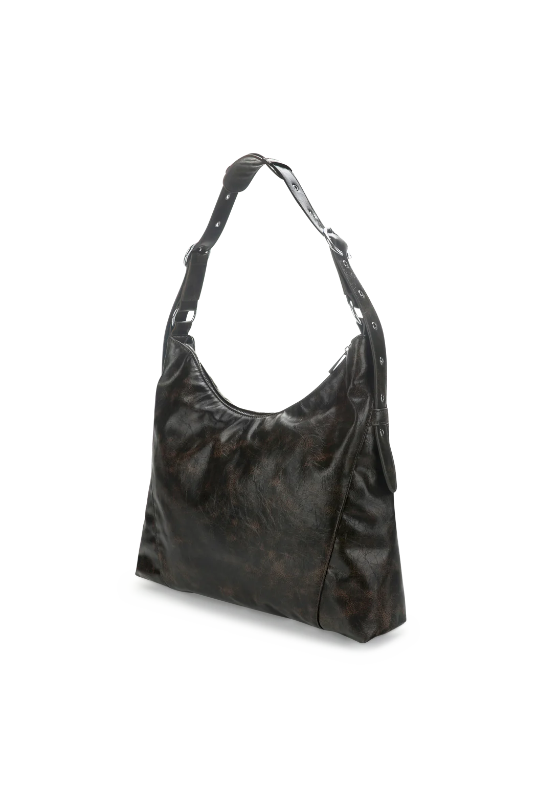Ellie Crossbody - Brown Cracked