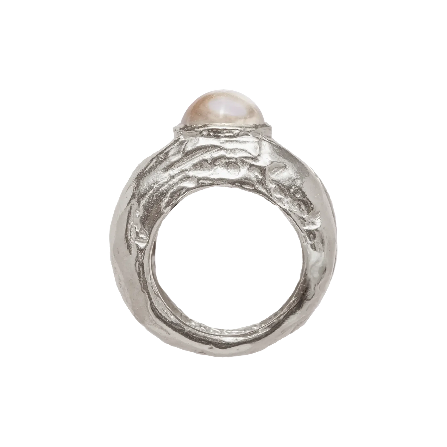 Fruto Agua Ring Silver White