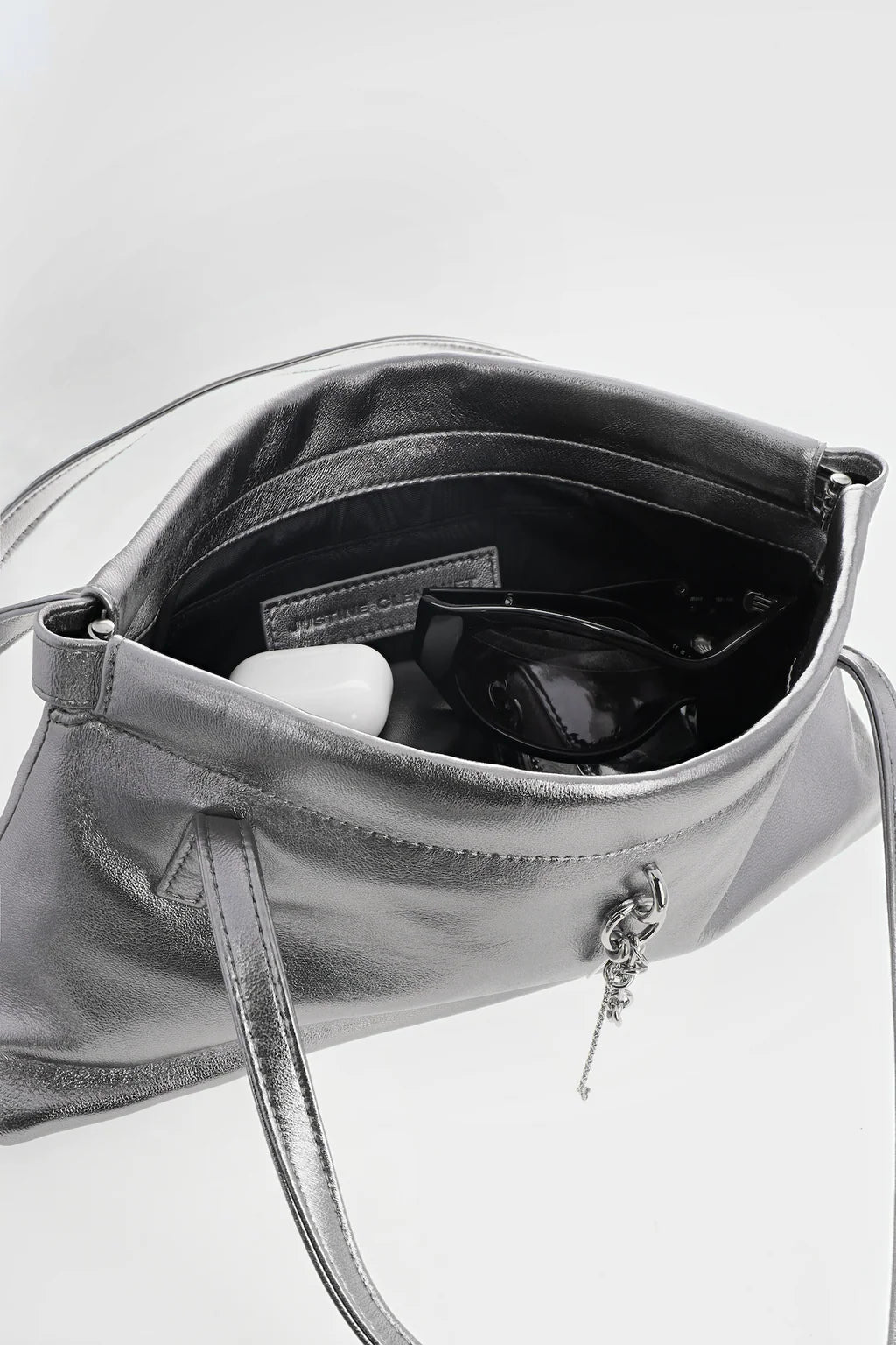 Flor Gun Metal Bag