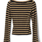 Gem Top - Chestnut Stripe