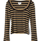 Gem Top - Chestnut Stripe