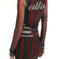 Mesh Longsleeve Maxi Dress