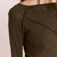 Hannie Sheer Tie Jumper Khaki