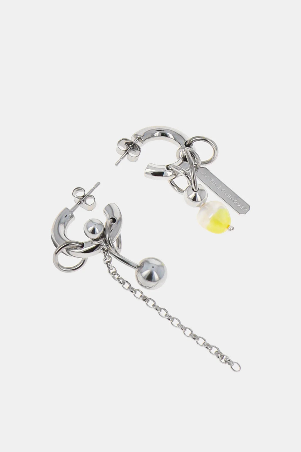 Holly Summer Pearl Earrings - Yellow