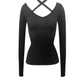The Tie-Knit Top - Black