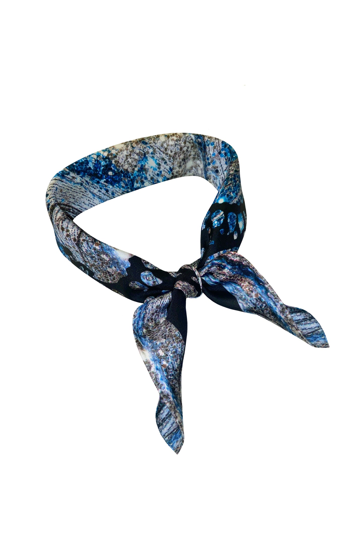 Lunar Sparkle Silk Scarf 53 x 53 cm