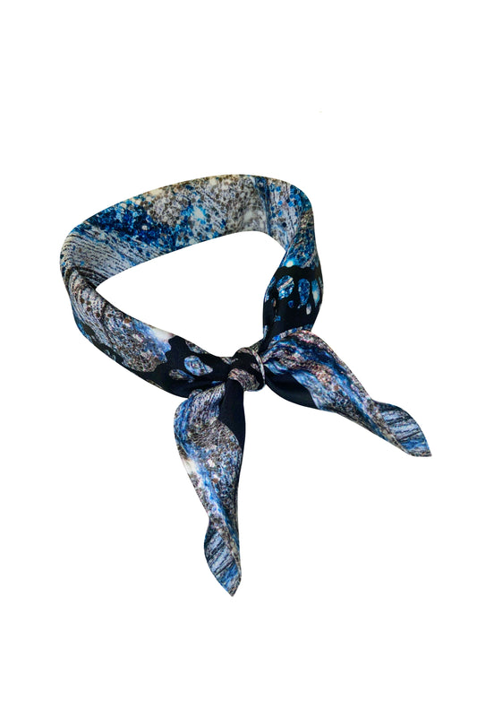 Lunar Sparkle Silk Scarf 53 x 53 cm