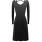 The Tie-Knit Dress - Black