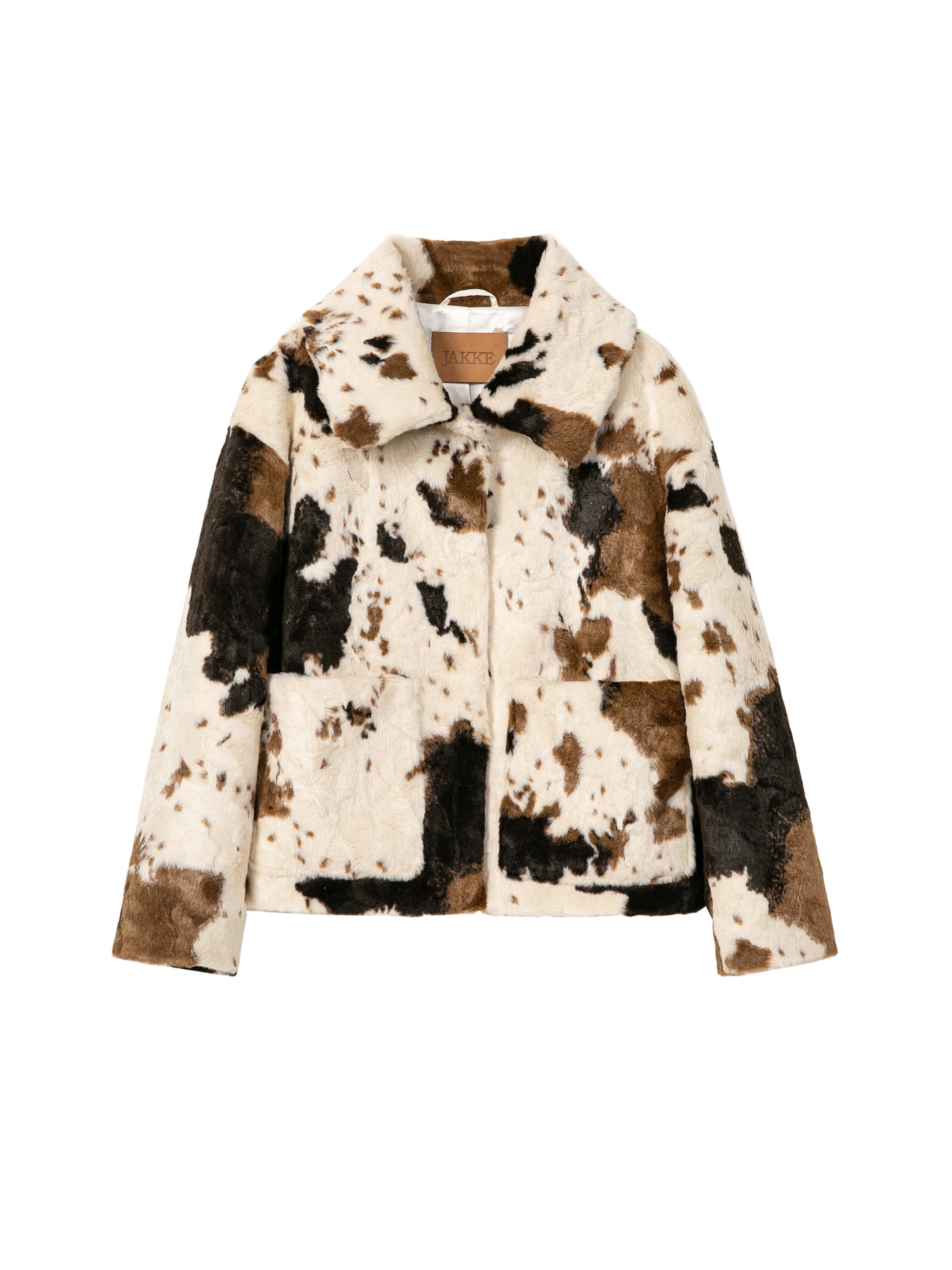 Traci Jacket - Cow Print