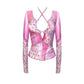 The Knot Top in Pink Flamingo