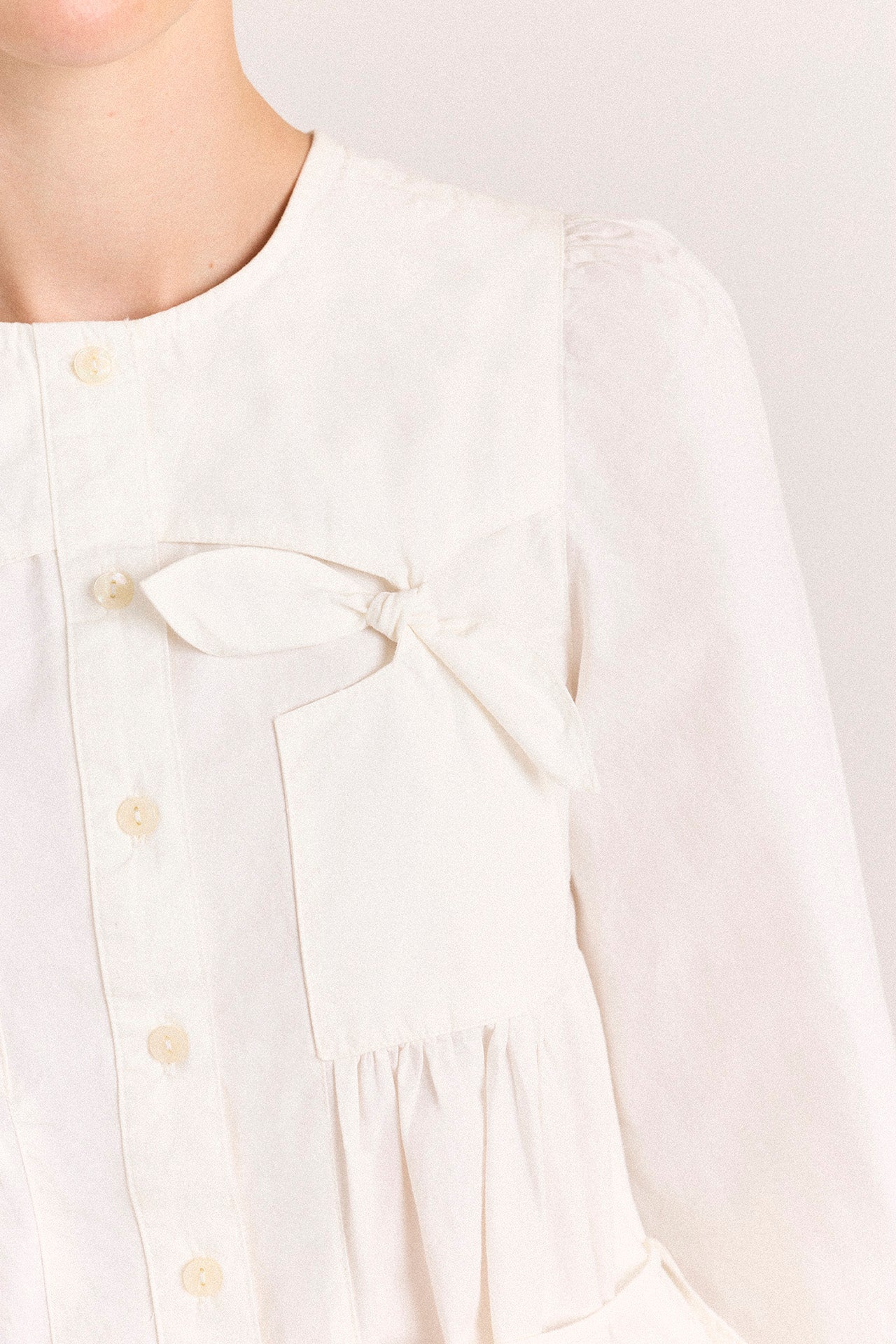 Lettie Bow Detail Blouse