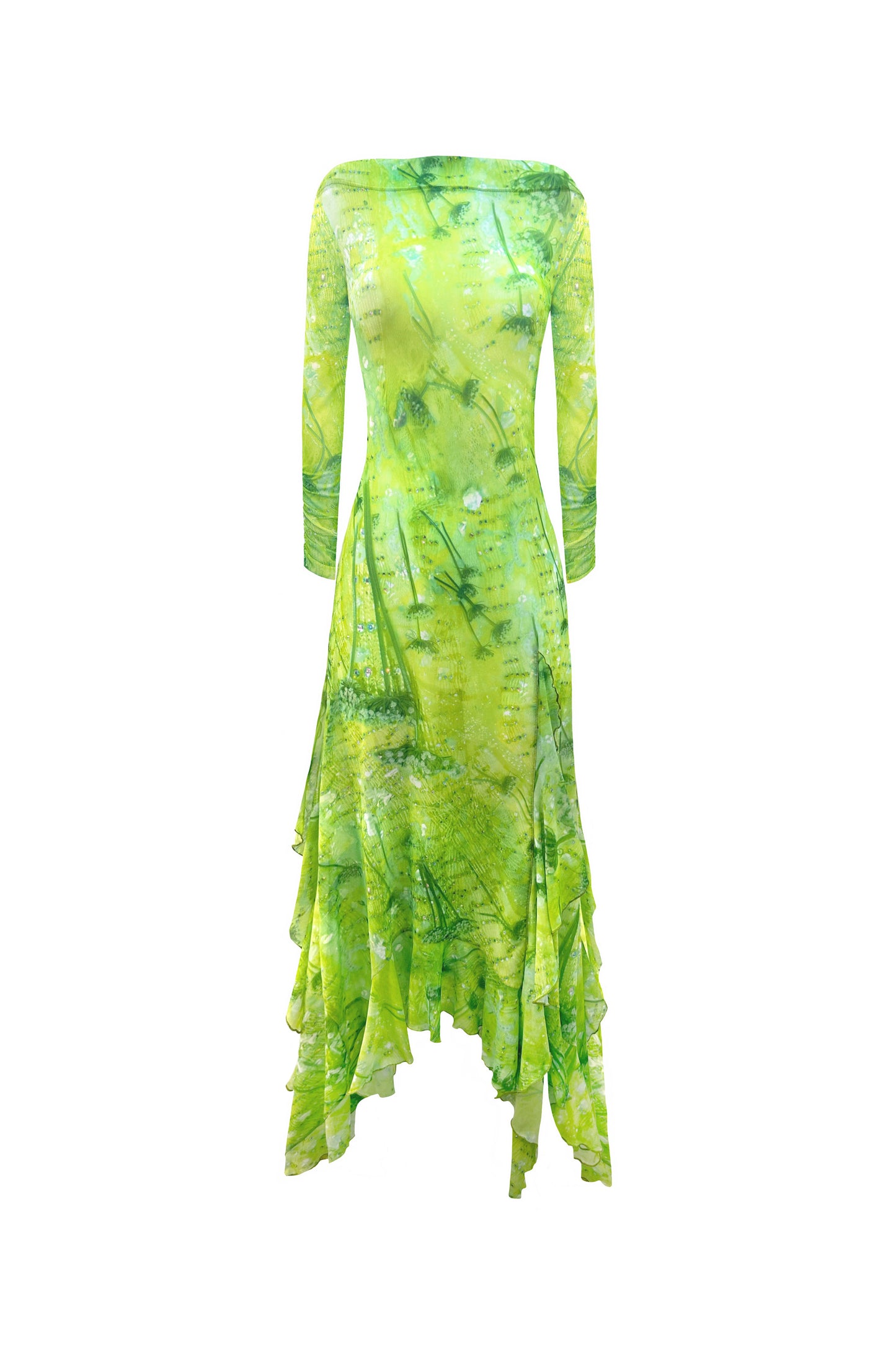 The Butterfly Dress in Electric Tide