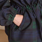 Liu Raincoat Navy Check