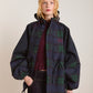 Liu Raincoat Navy Check