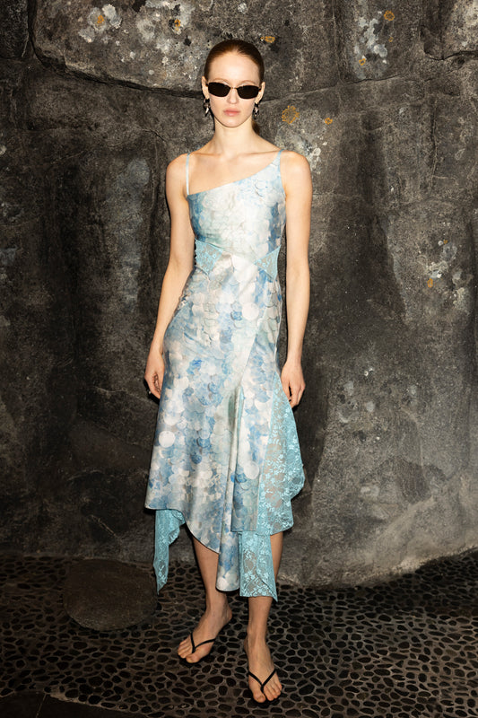 The Lily Dress in Seashell Sparkle