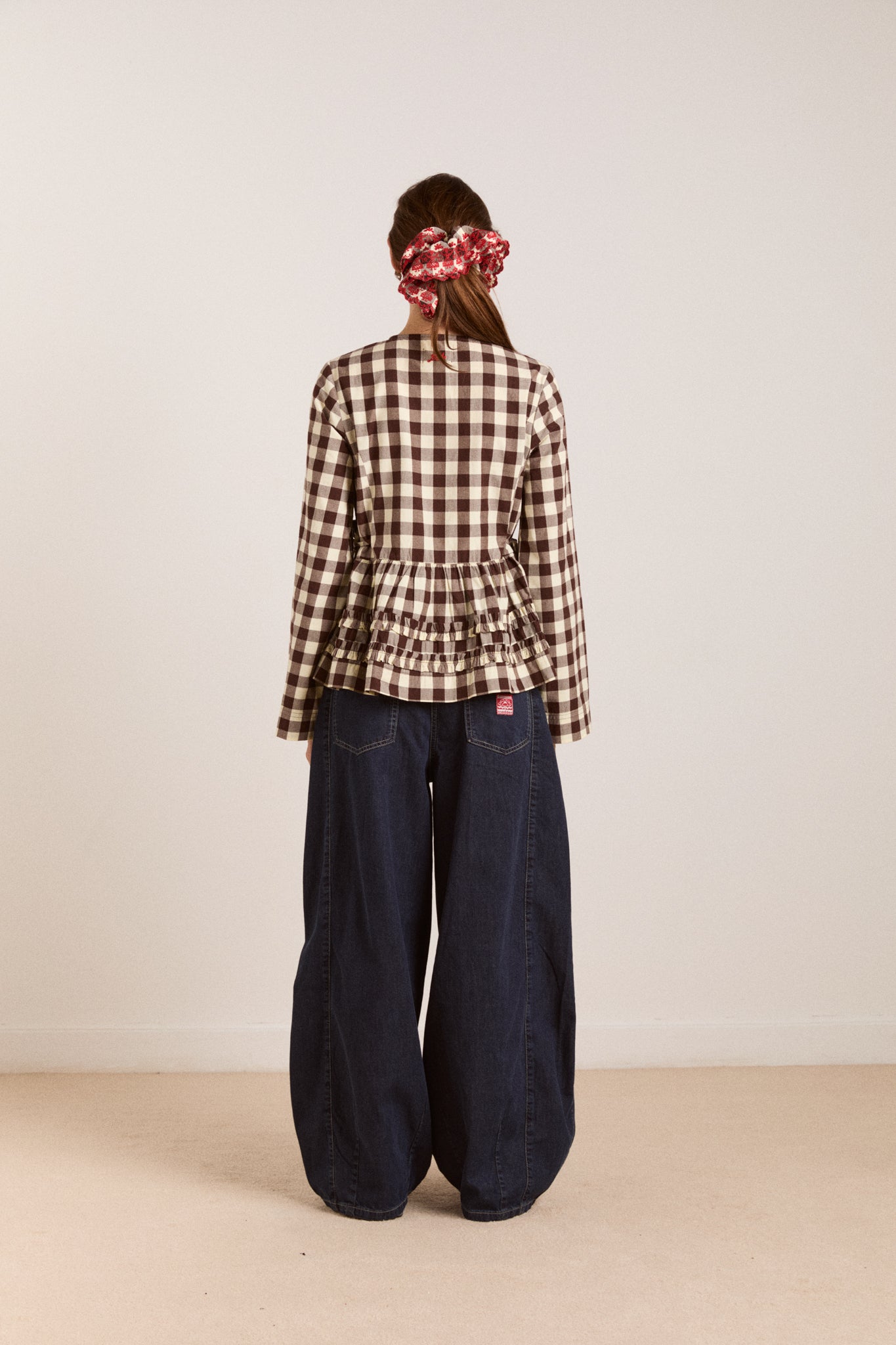 Madison Blouse - Butter Gingham