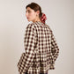Madison Blouse - Butter Gingham