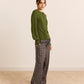 Marla Wool Cashmere Blend Cardigan - Green