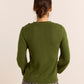 Marla Wool Cashmere Blend Cardigan - Green