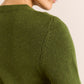 Marla Wool Cashmere Blend Cardigan - Green