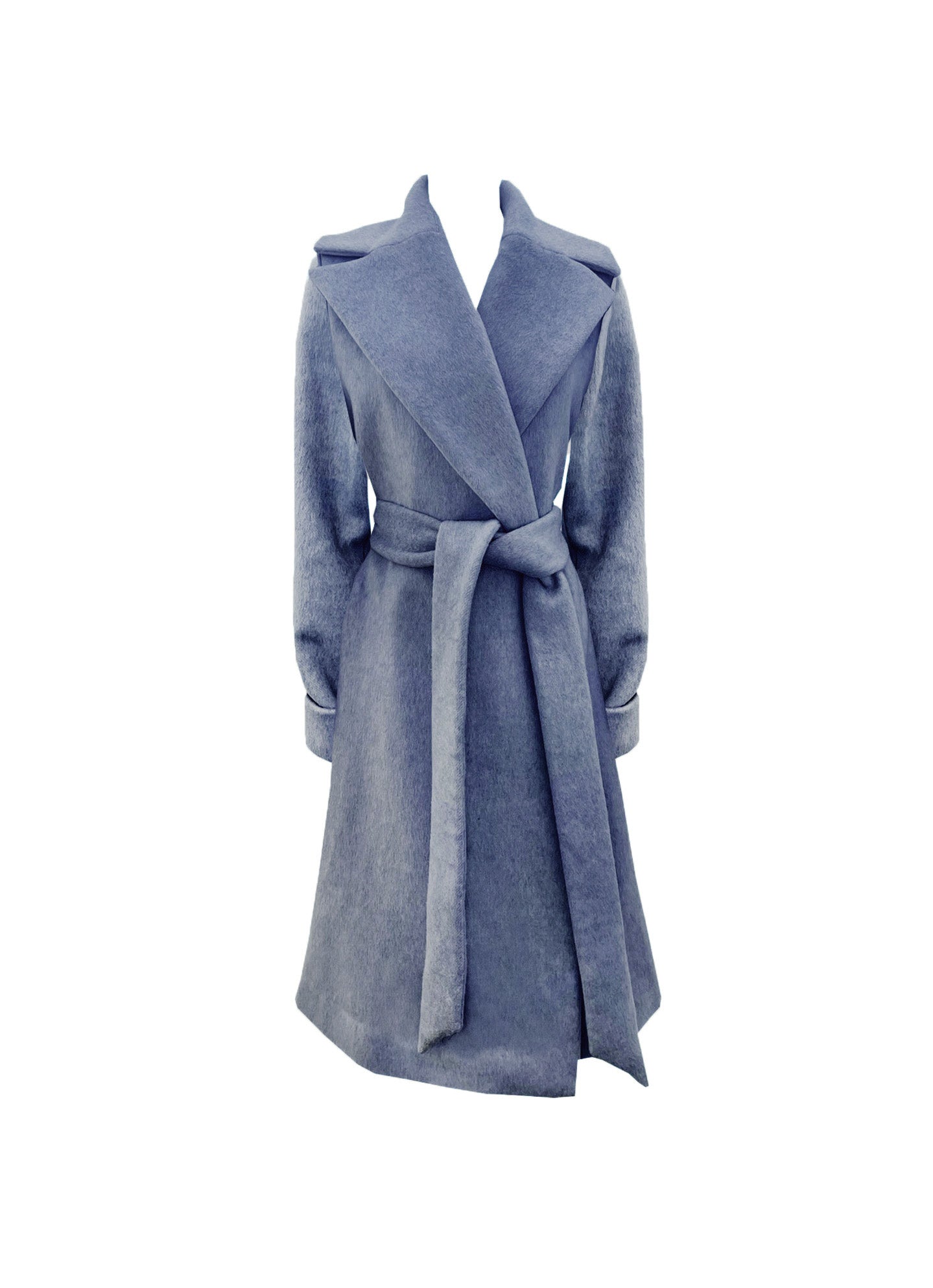 The Wool Coat - Blue