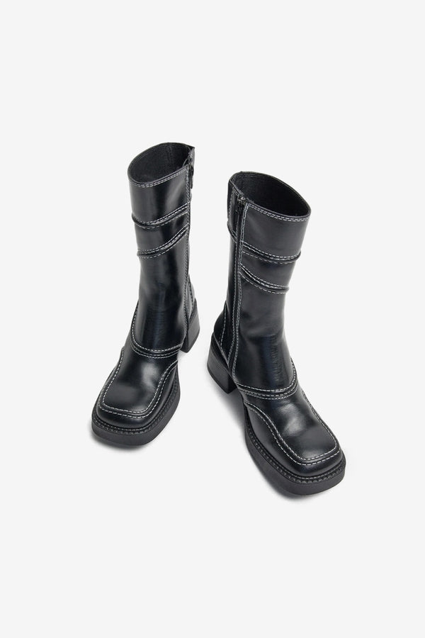 Malene Black Ankle Boots