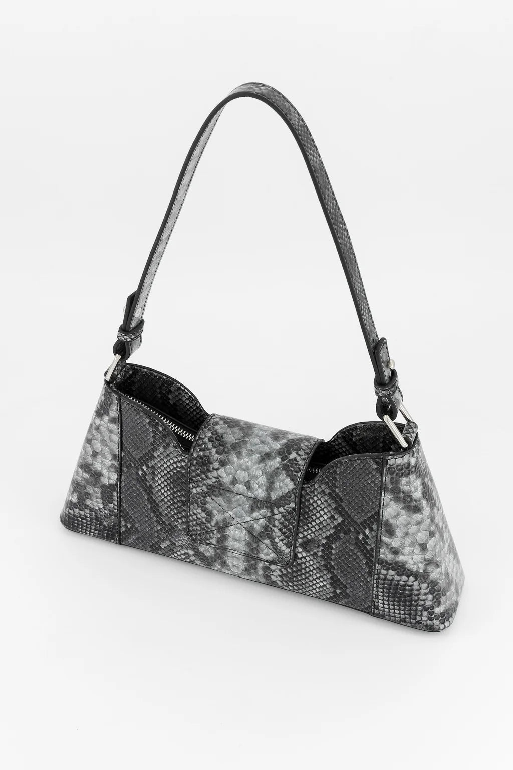 Marla Grey Pyton Bag