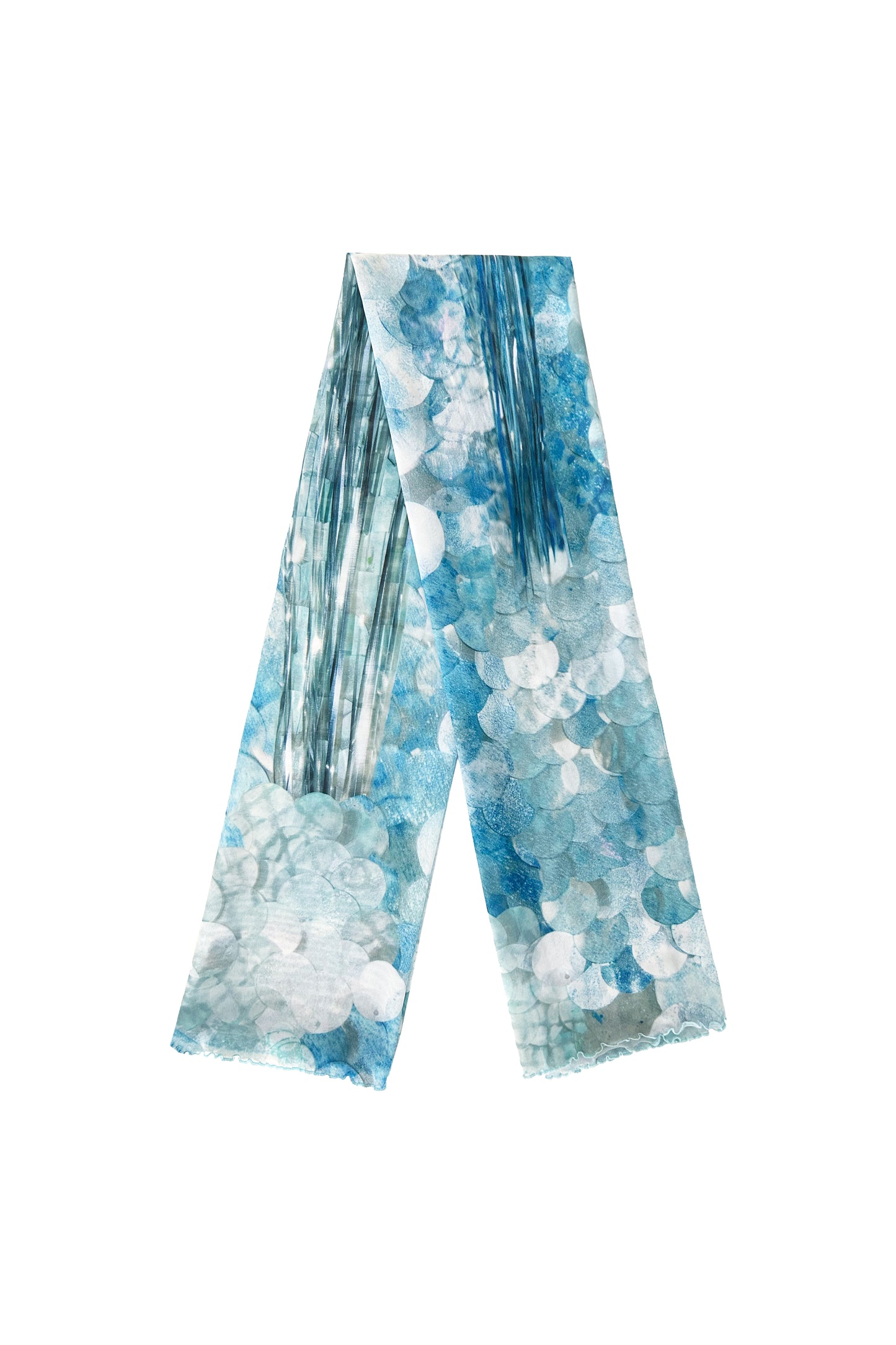 Seashell Sparkle Mesh Scarf