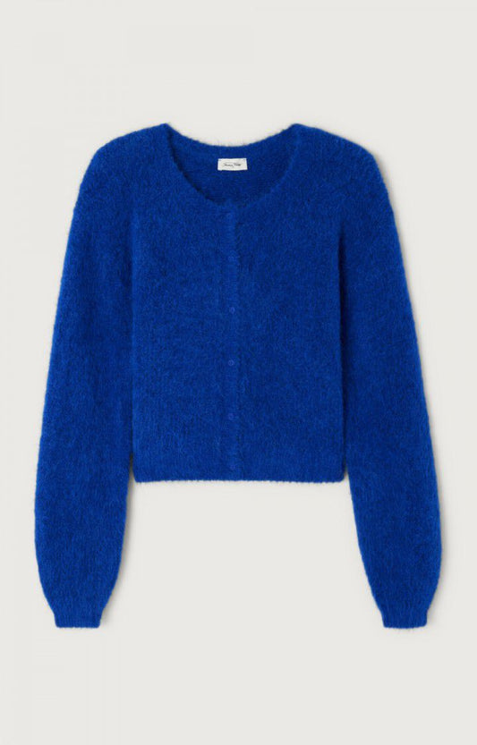 Niby Cardigan - Royal Blue Marl