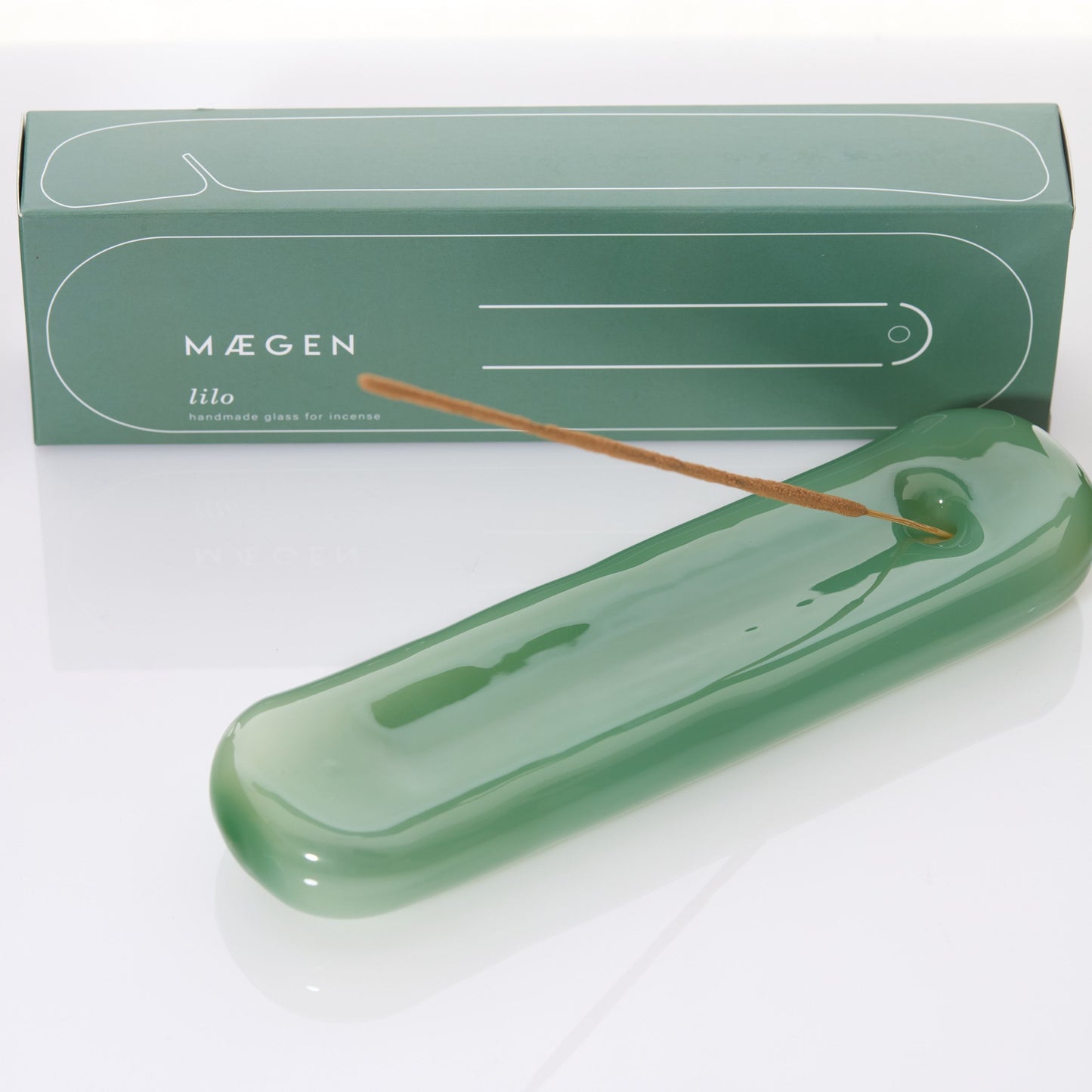 Lilo Incense Holder Milky Sea Green