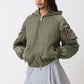 Penny Spring Bomber Jacket Moss