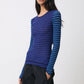 Elise Stripe Long Sleeve Top
