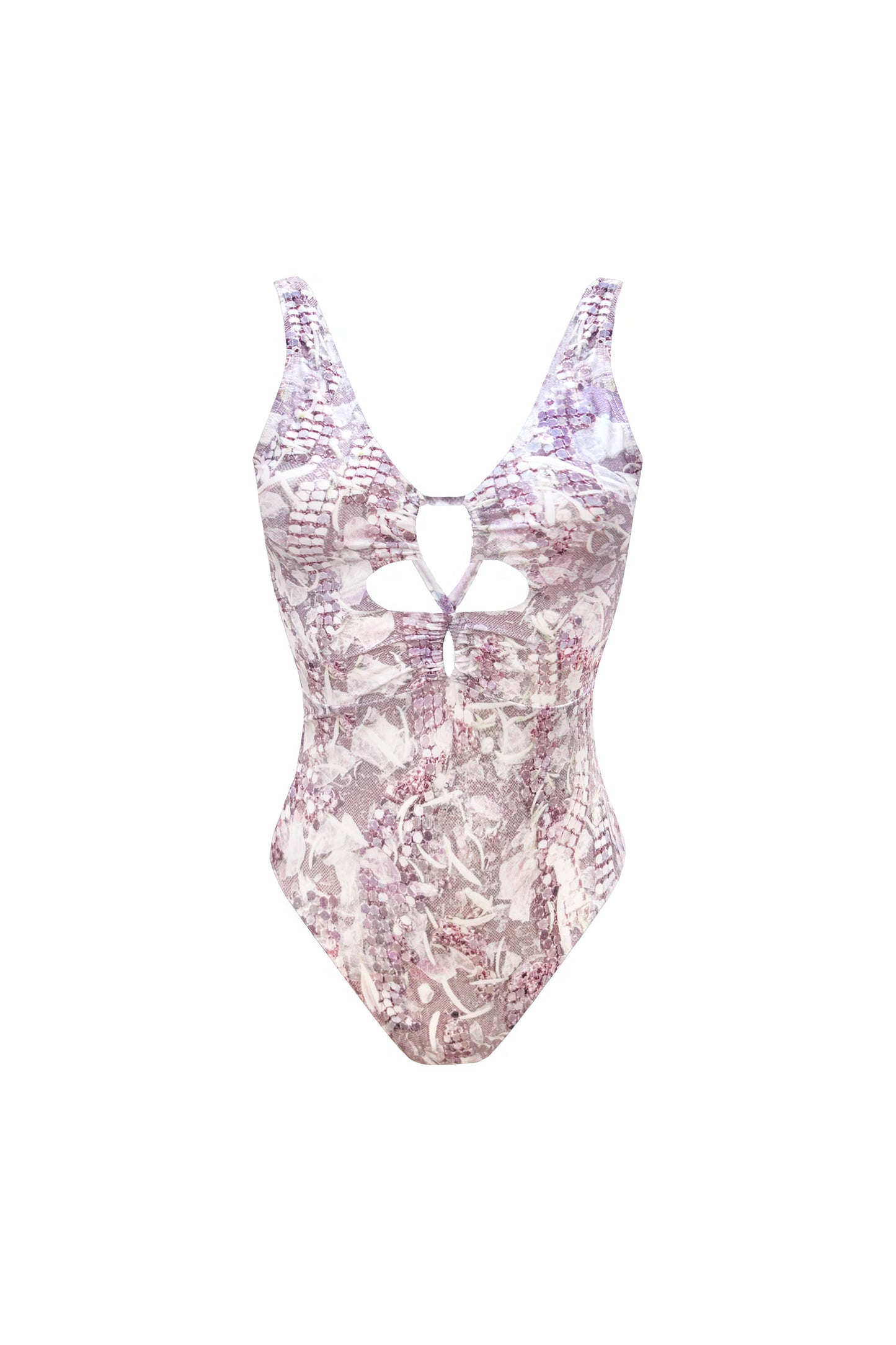 The Knot Swimsuit in Pink Seashell