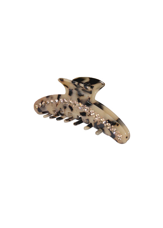 Tortoise Gem Hair Clip