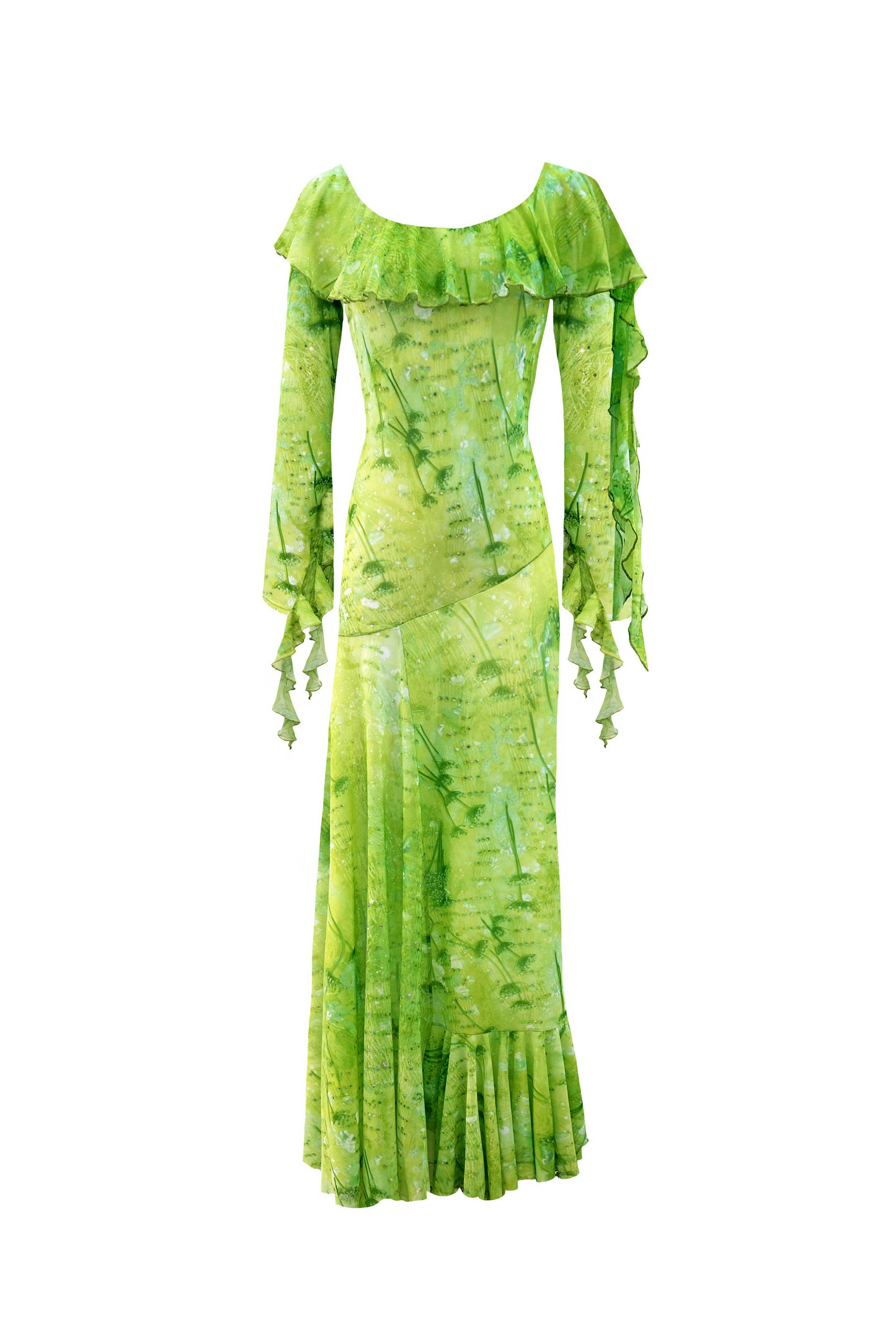The Aurora Dress in Electric Tide