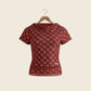 RETRO CHECK MESH TOP
